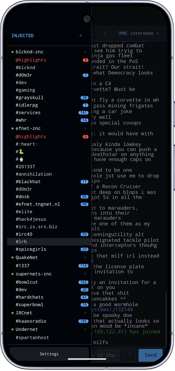 Injected IRC